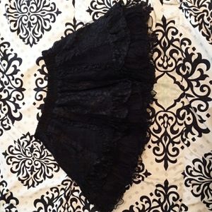 Black poofy skirt